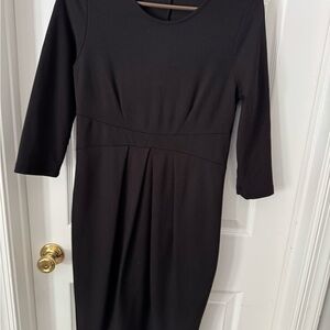 La Clef Maternity Elegant Black Women's Dress L